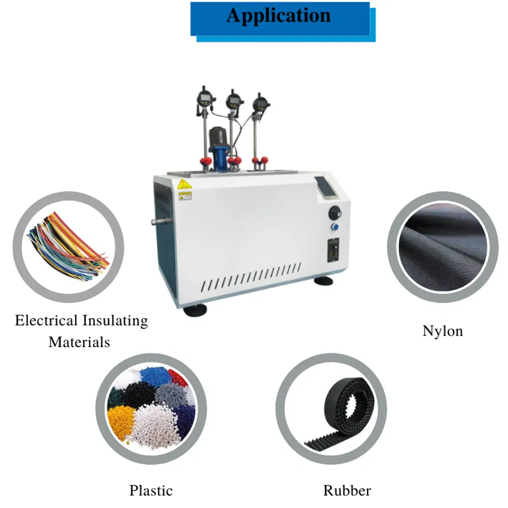 Équipement d'essai thermoplastique Vicat Testing Machine Testeurs de température au point de ramollissement 1