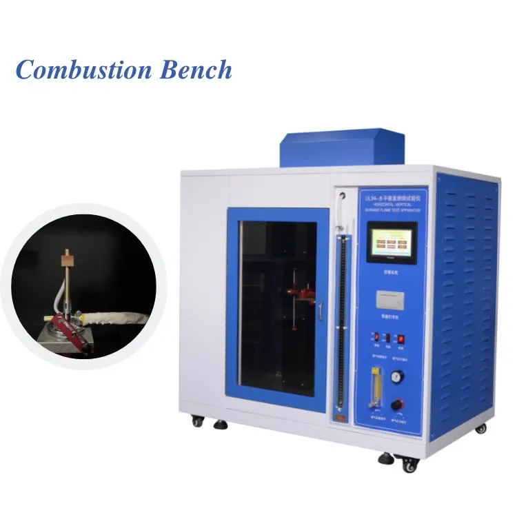 Laboratoire UL94 Appareil de test de flamme Testeur de chambre de combustion pour plastique 1